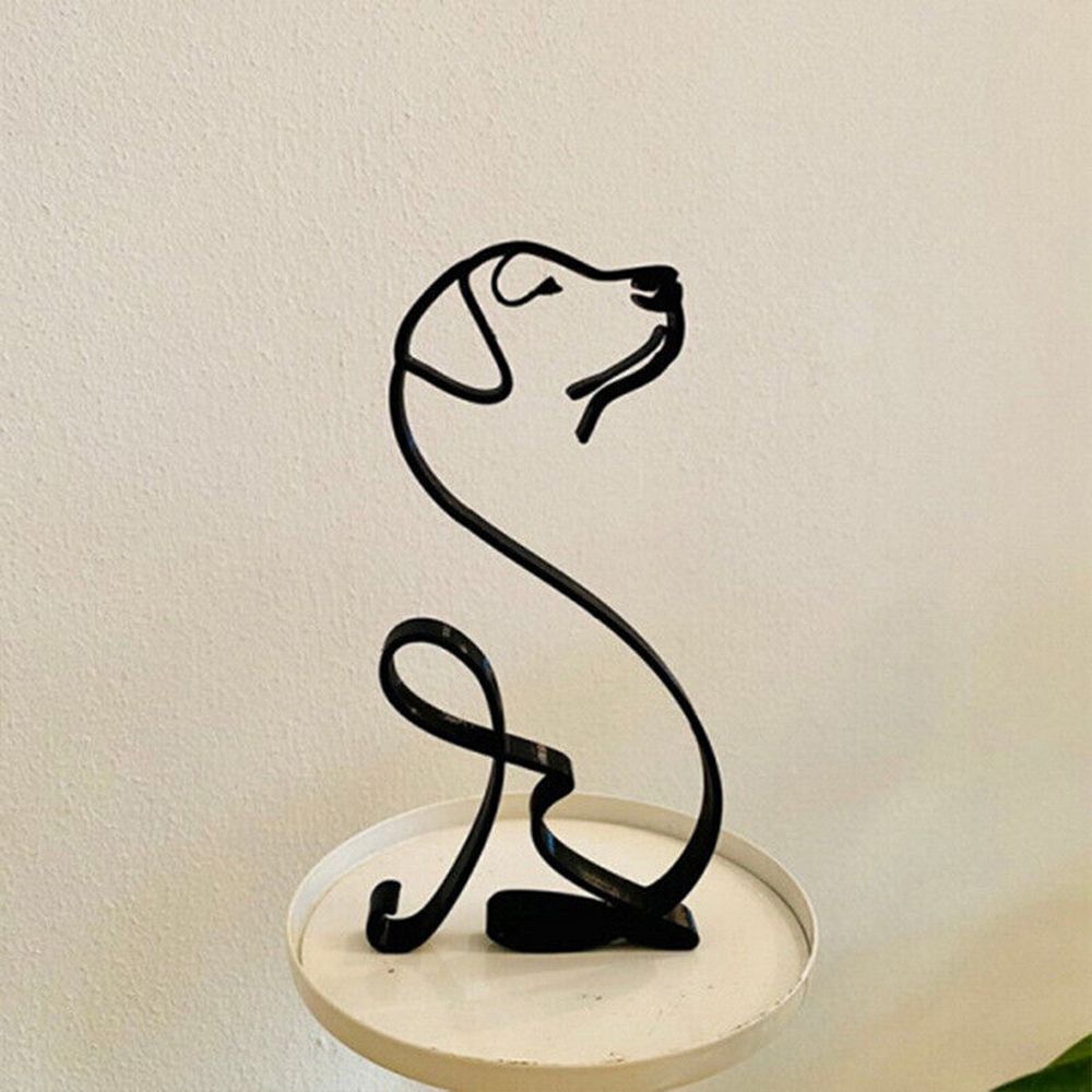 Wrought Iron Dog Statue Abstra - Art Craft Furniture recensie en prijs
