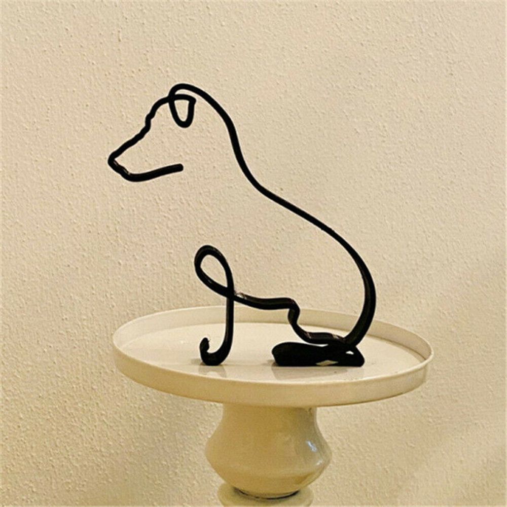 Wrought Iron Dog Statue Abstra - Art Craft Furniture recensie en prijs