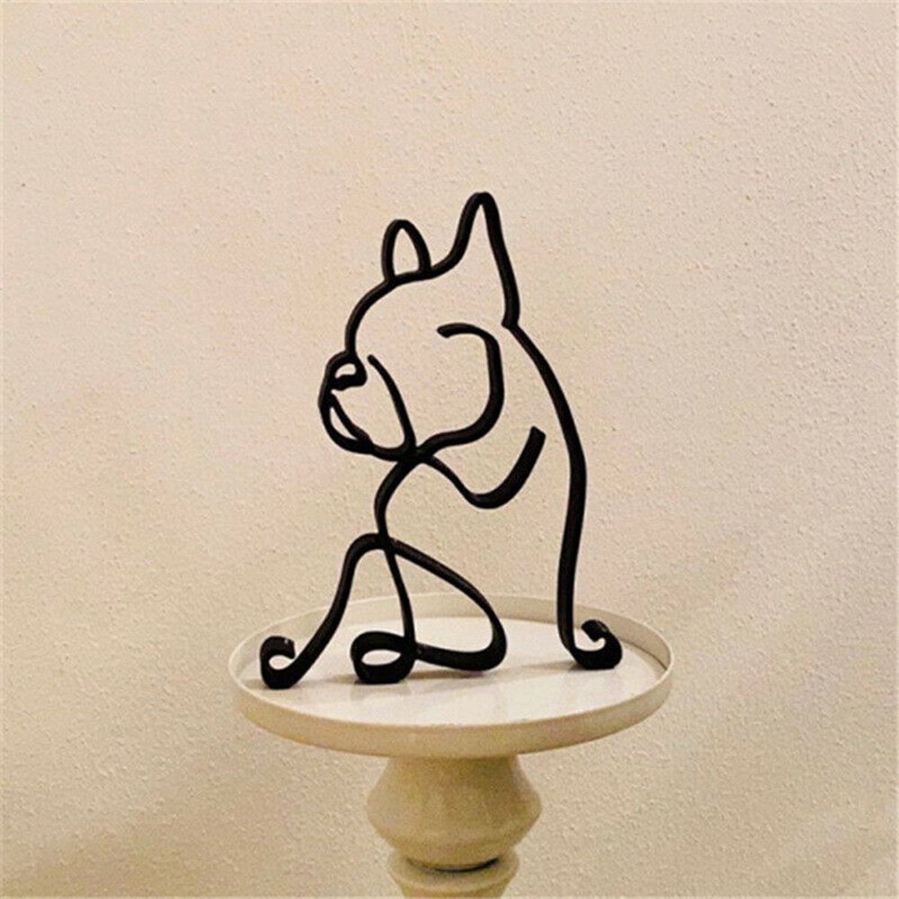 Wrought Iron Dog Statue Abstra - Art Craft Furniture recensie en prijs