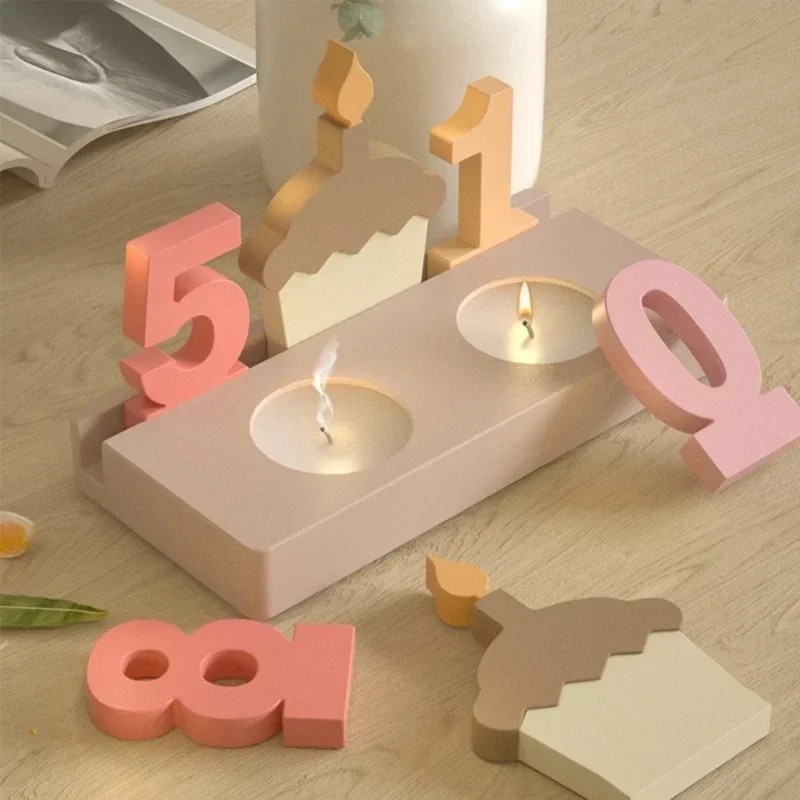 2pc Birthday Cake Silicones Mo - Art And Craft Numbers recensie en prijs