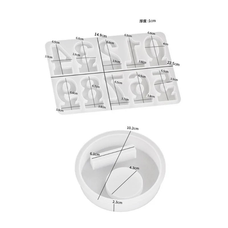 2pc Birthday Cake Silicones Mo - Art And Craft Numbers recensie en prijs