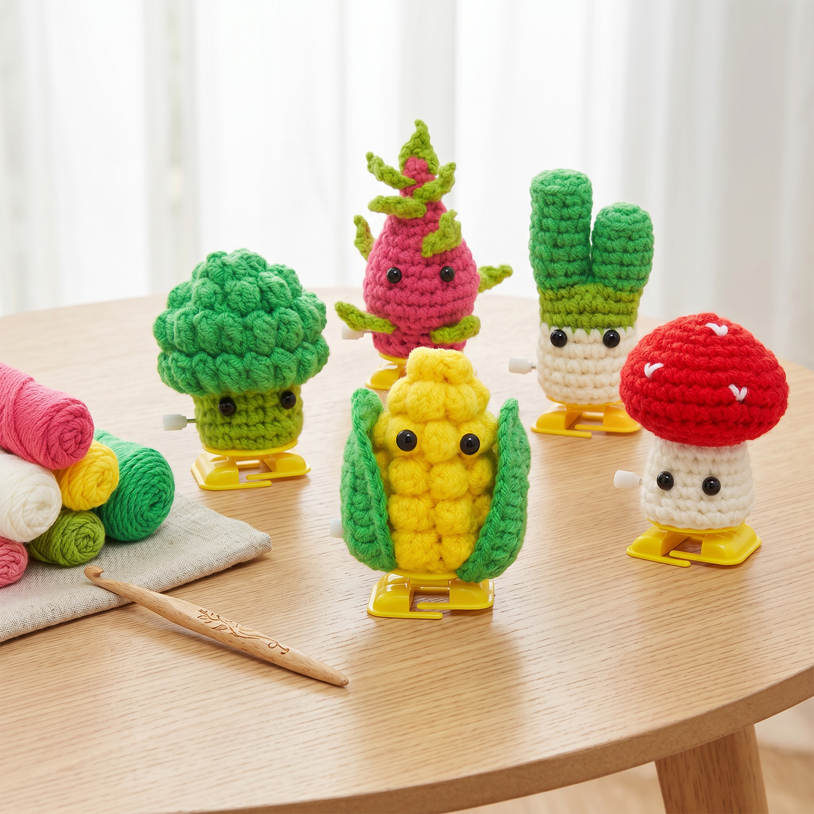5Pcs Vegetable DIY Crochet Sta - Art Craft Vegetables recensie en prijs