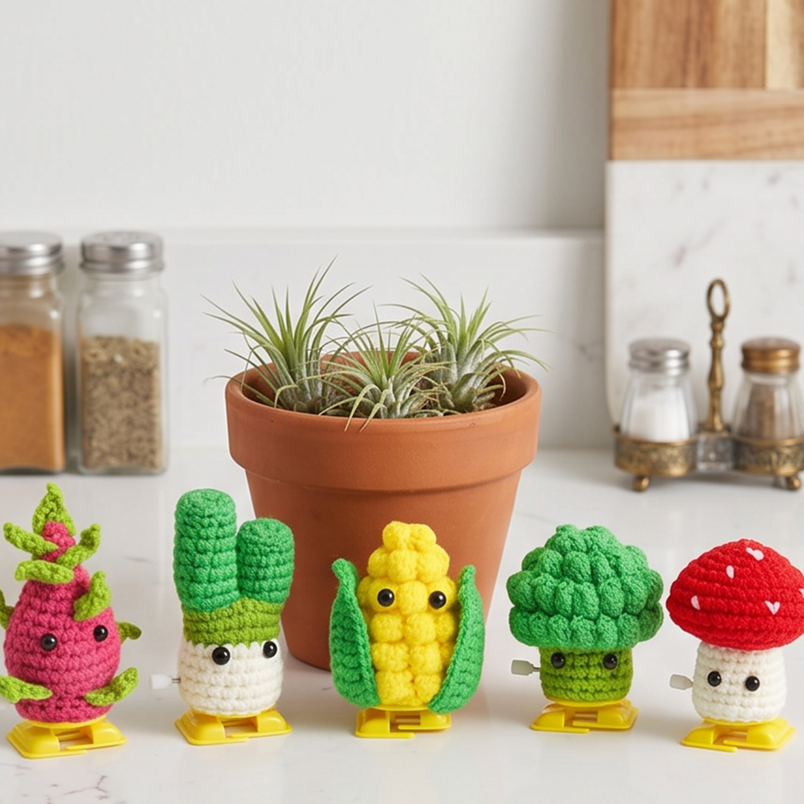 5Pcs Vegetable DIY Crochet Sta - Art Craft Vegetables recensie en prijs
