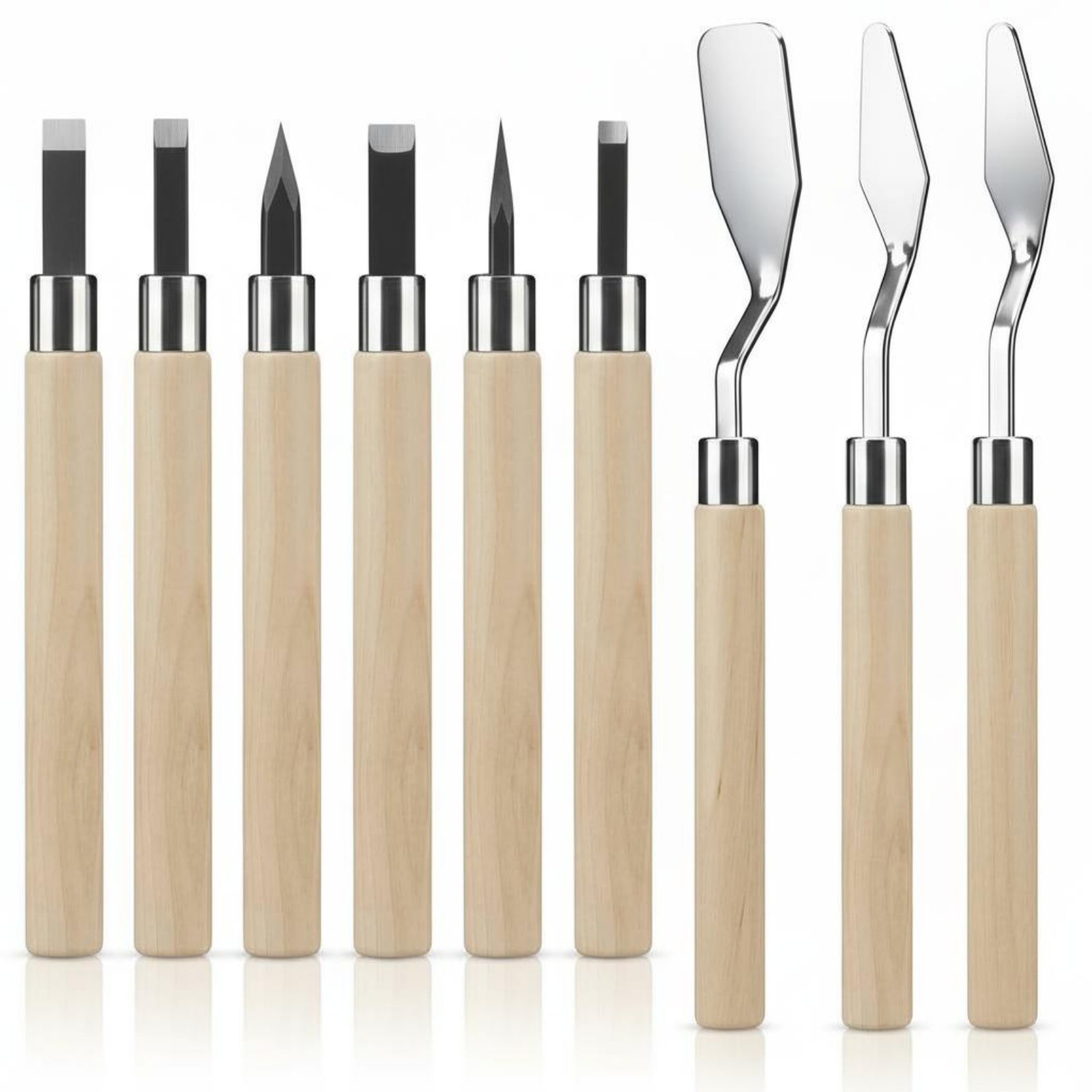 9 Pieces Linoleum Carving Kit  - Lino Printing Block recensie en prijs