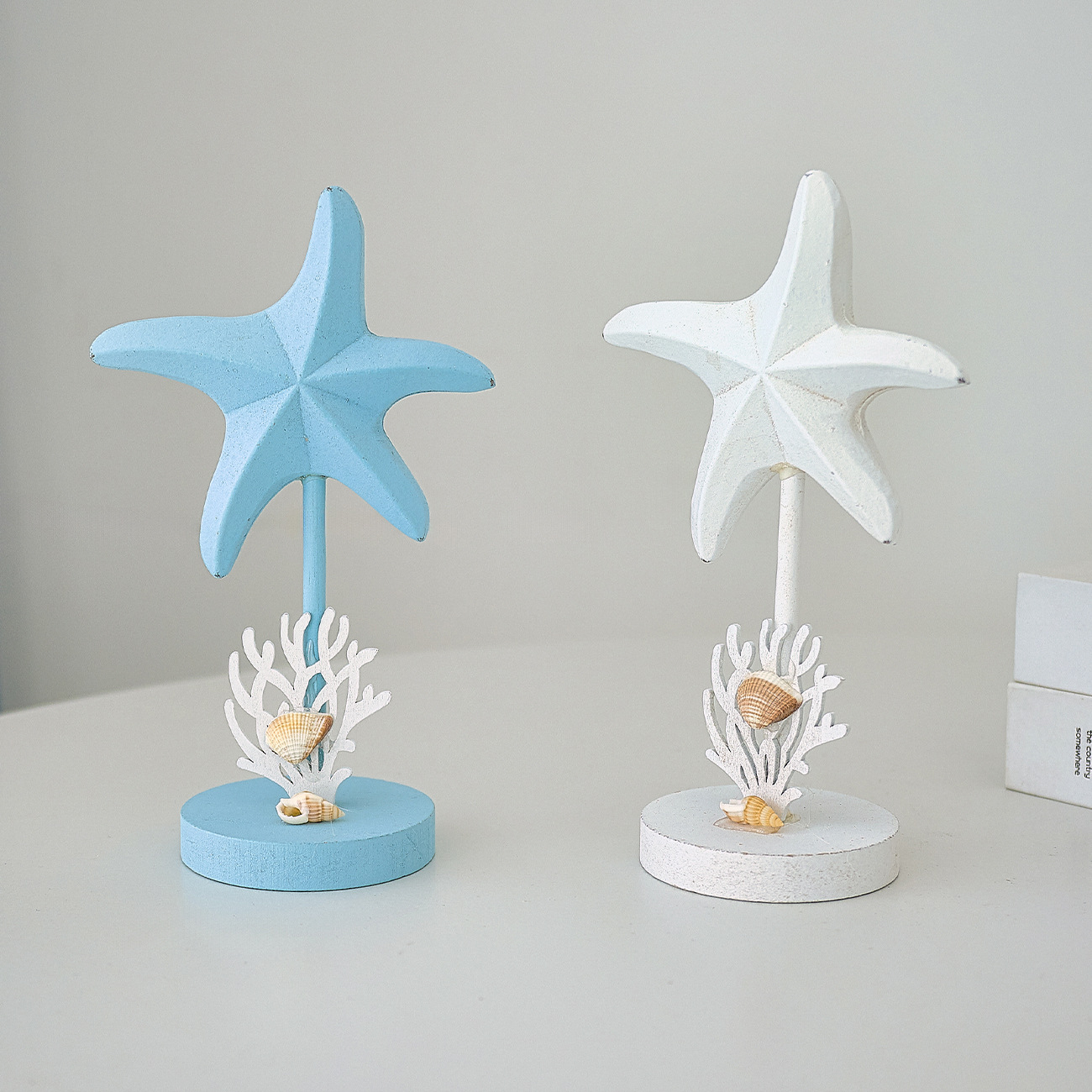 3Pcs Ocean Style Wooden Starfi - Art Craft Restaurant recensie en prijs