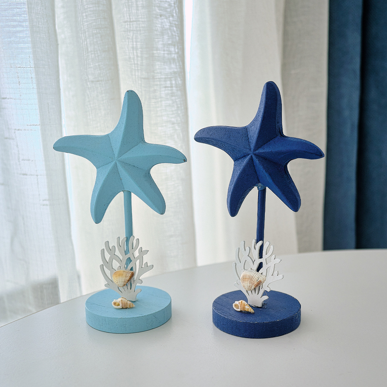 3Pcs Ocean Style Wooden Starfi - Art Craft Restaurant recensie en prijs
