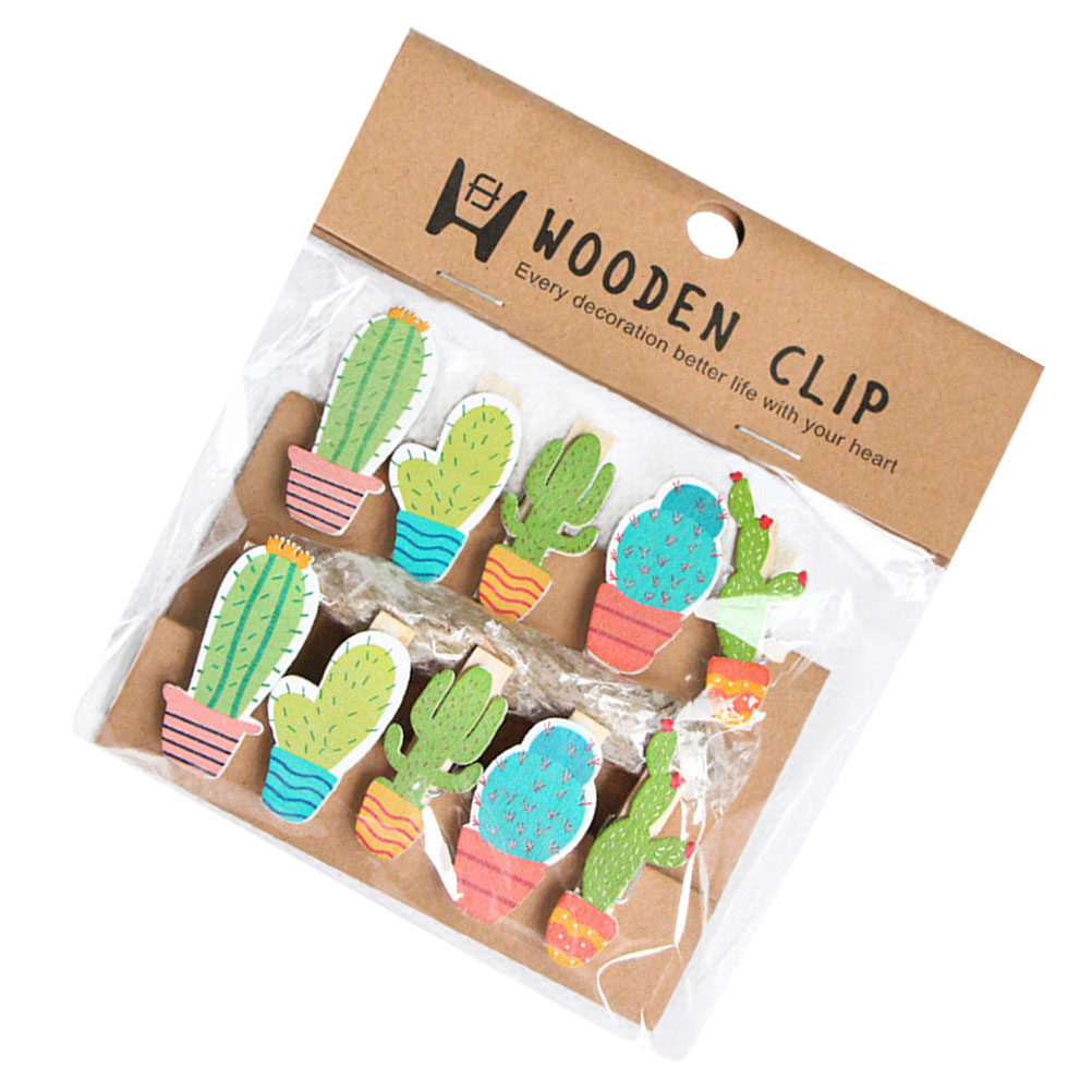 10Pcs Cactus Wooden Photo Clip - Art And Craft Nature recensie en prijs