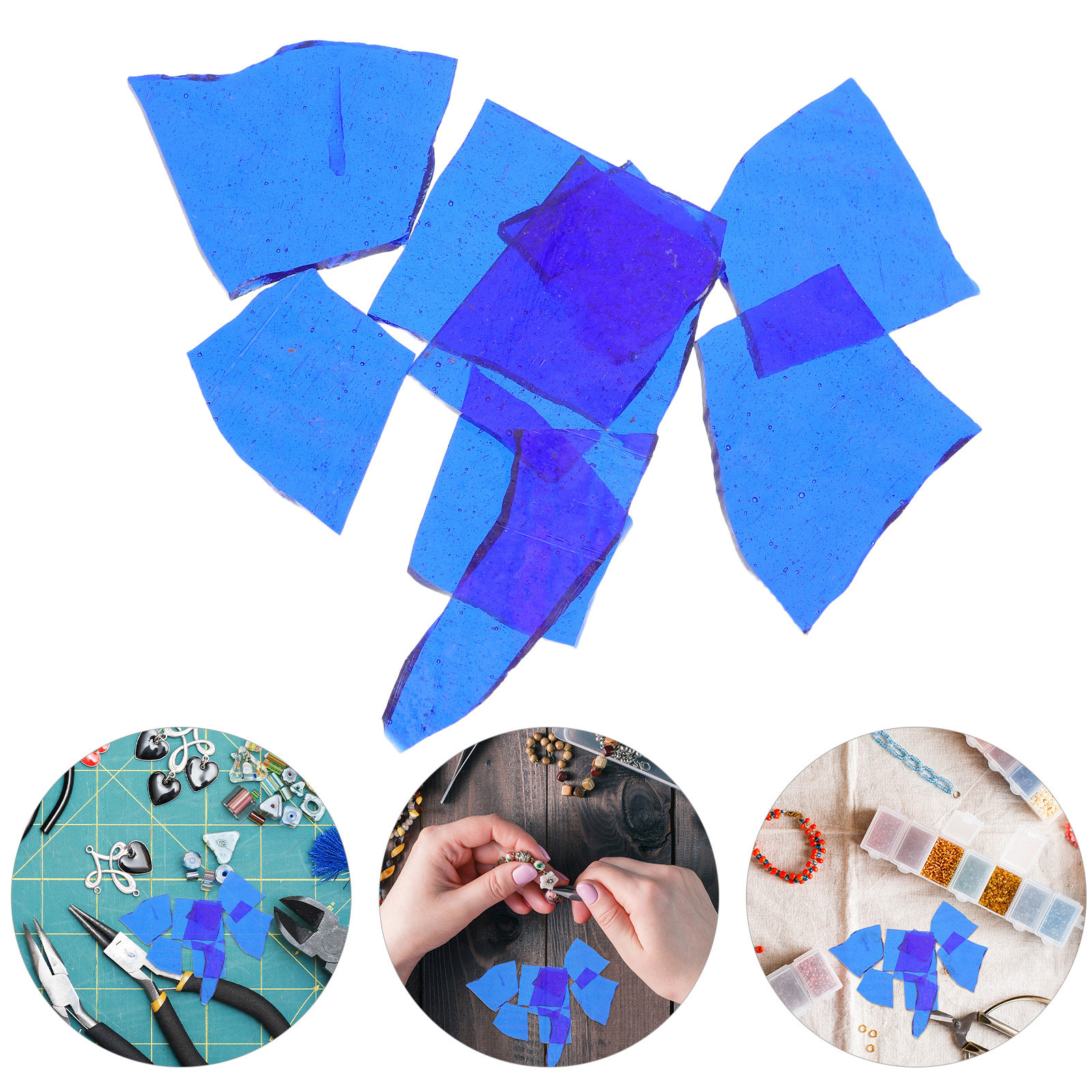 Colored Glass Slices Confetti  - Art Craft Project recensie en prijs
