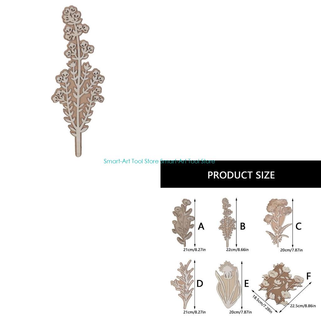 E1PB Plant Stamp Flower Stamp  - Art Craft Description recensie en prijs