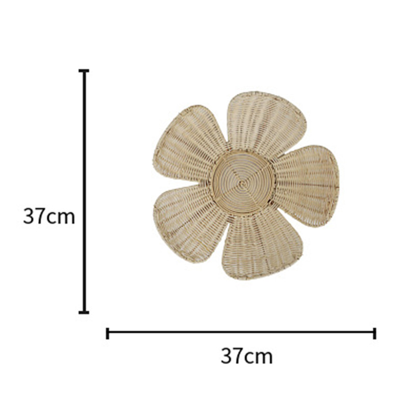 Nordic Woven Rattan Flower Wal - Art Craft Furniture recensie en prijs