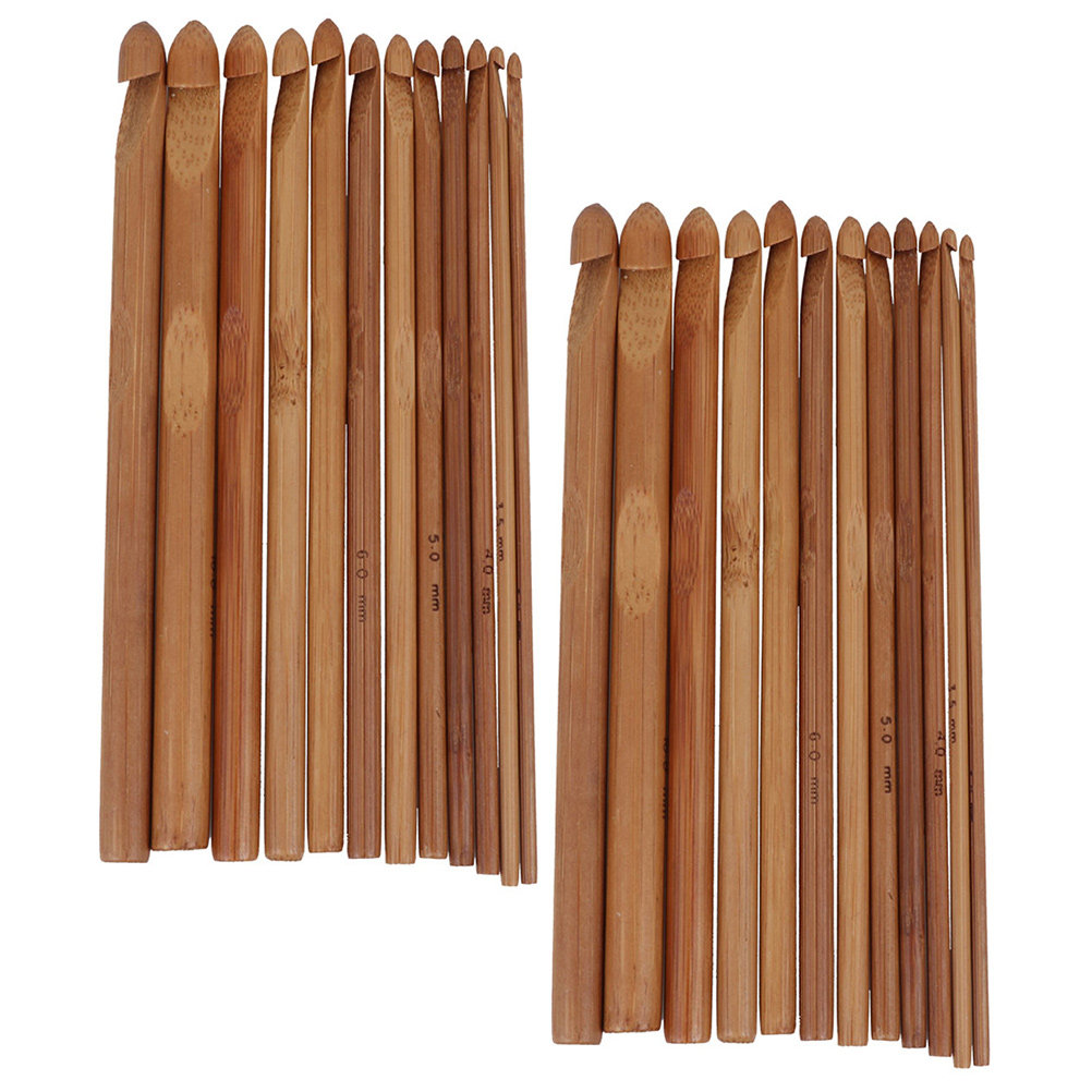 2Sets Bamboo Crochet Hooks Kit - Crochet Hook Set recensie en prijs