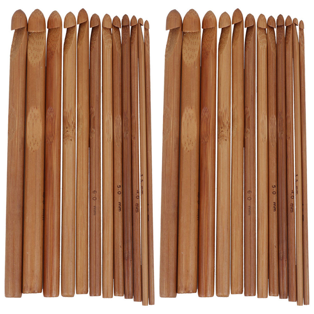 2Sets Bamboo Crochet Hooks Kit - Crochet Hook Set recensie en prijs