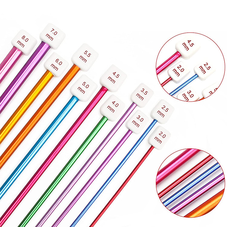 11Pcs/pack Colorful Iron 27cm  - Crochet Hook Set recensie en prijs