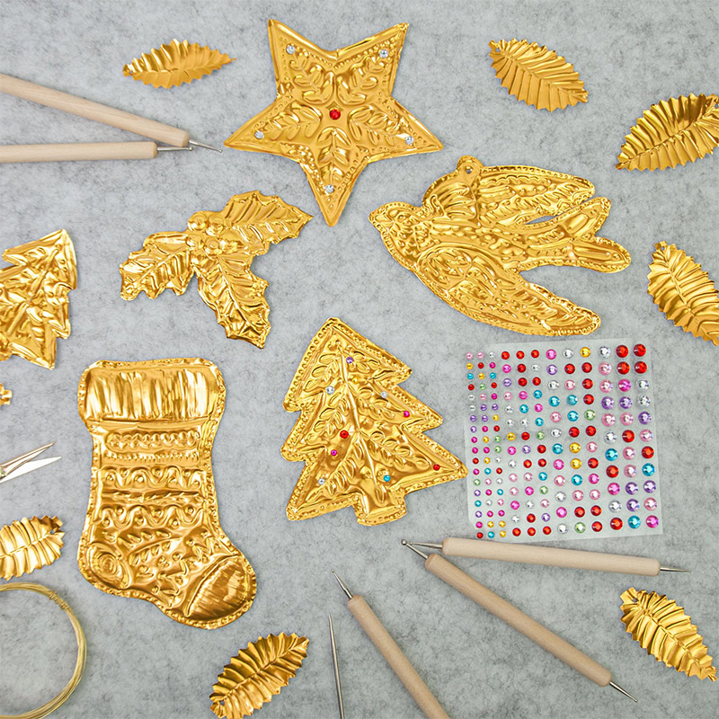 DIY Gold Foil Art Relief Chris - Art Craft Paper recensie en prijs