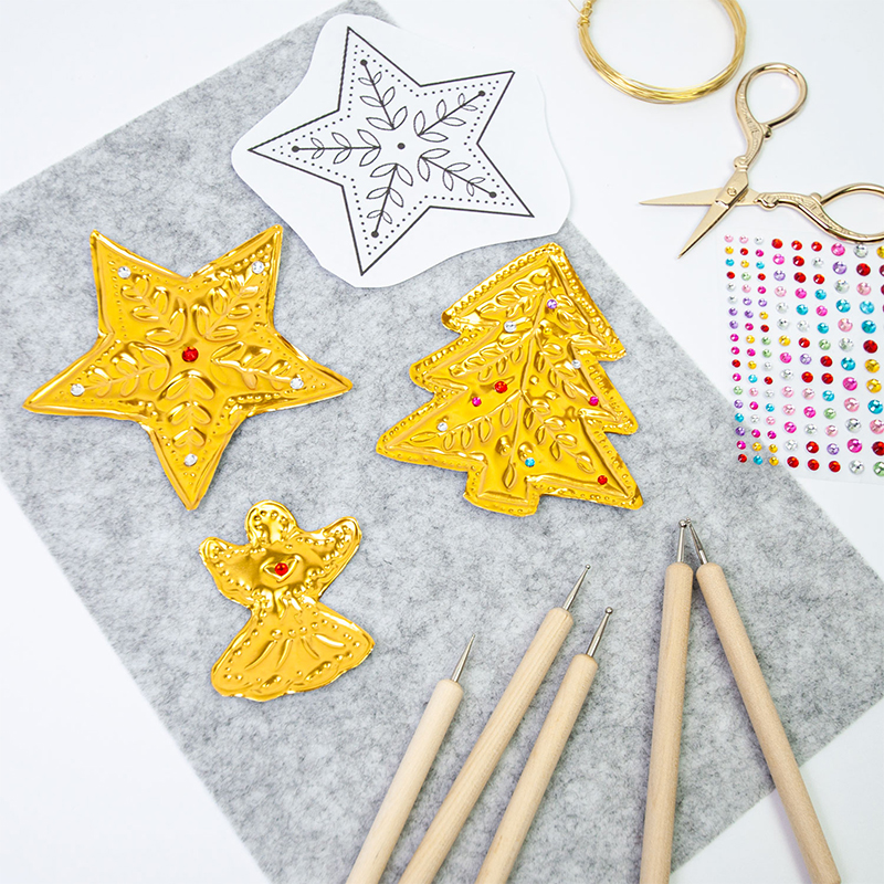DIY Gold Foil Art Relief Chris - Art Craft Paper recensie en prijs