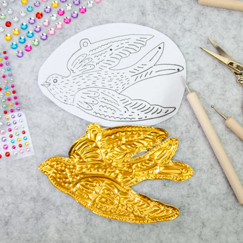 DIY Gold Foil Art Relief Chris - Art Craft Paper recensie en prijs