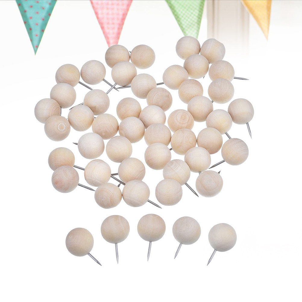 200Pcs Premium Wood Pushpins E - Exhibition Of Art And Craft recensie en prijs