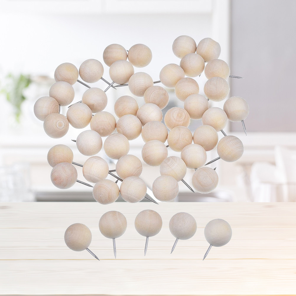 200Pcs Premium Wood Pushpins E - Exhibition Of Art And Craft recensie en prijs