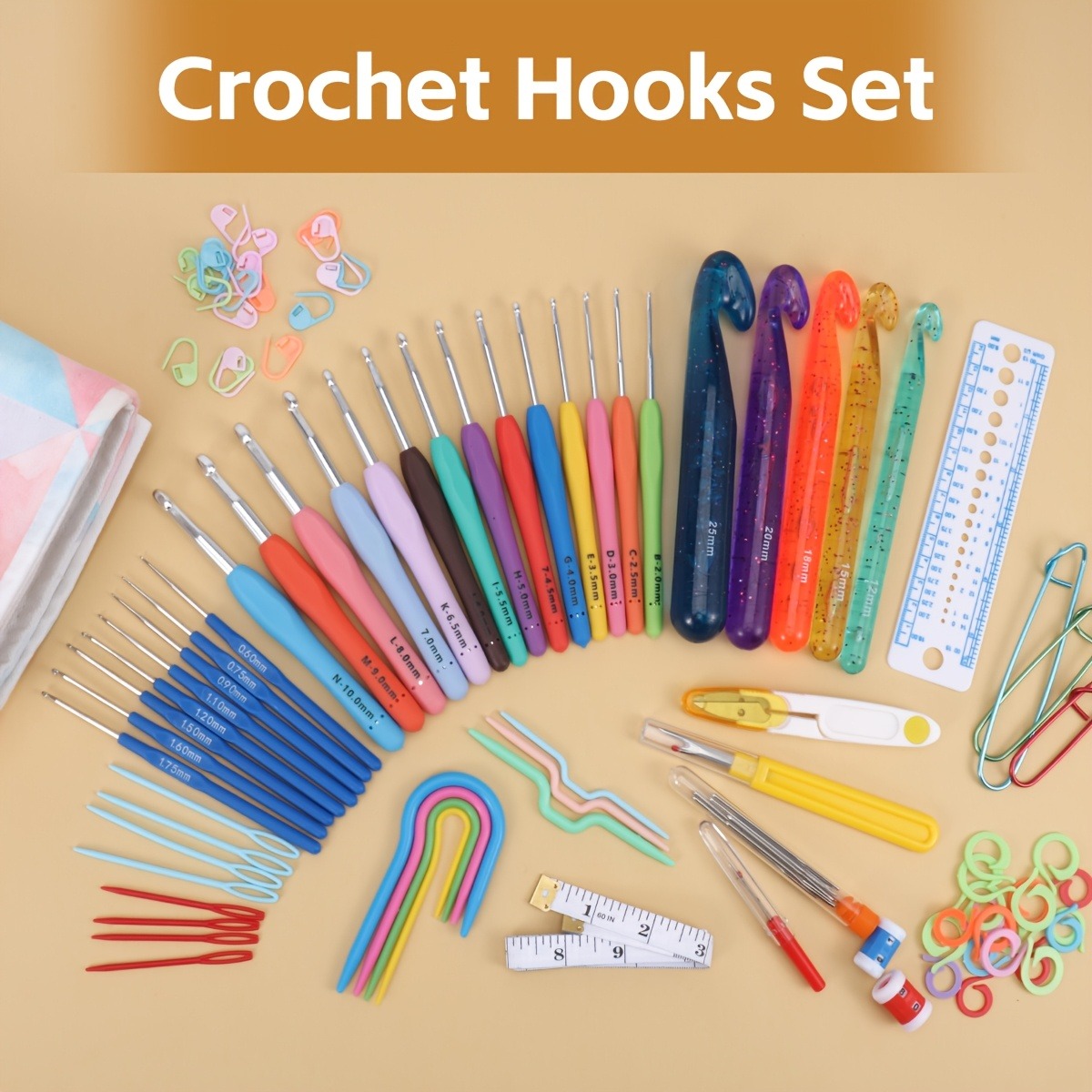118pcs Crochet Hooks Sets, Erg - Crochet Hook Set recensie en prijs