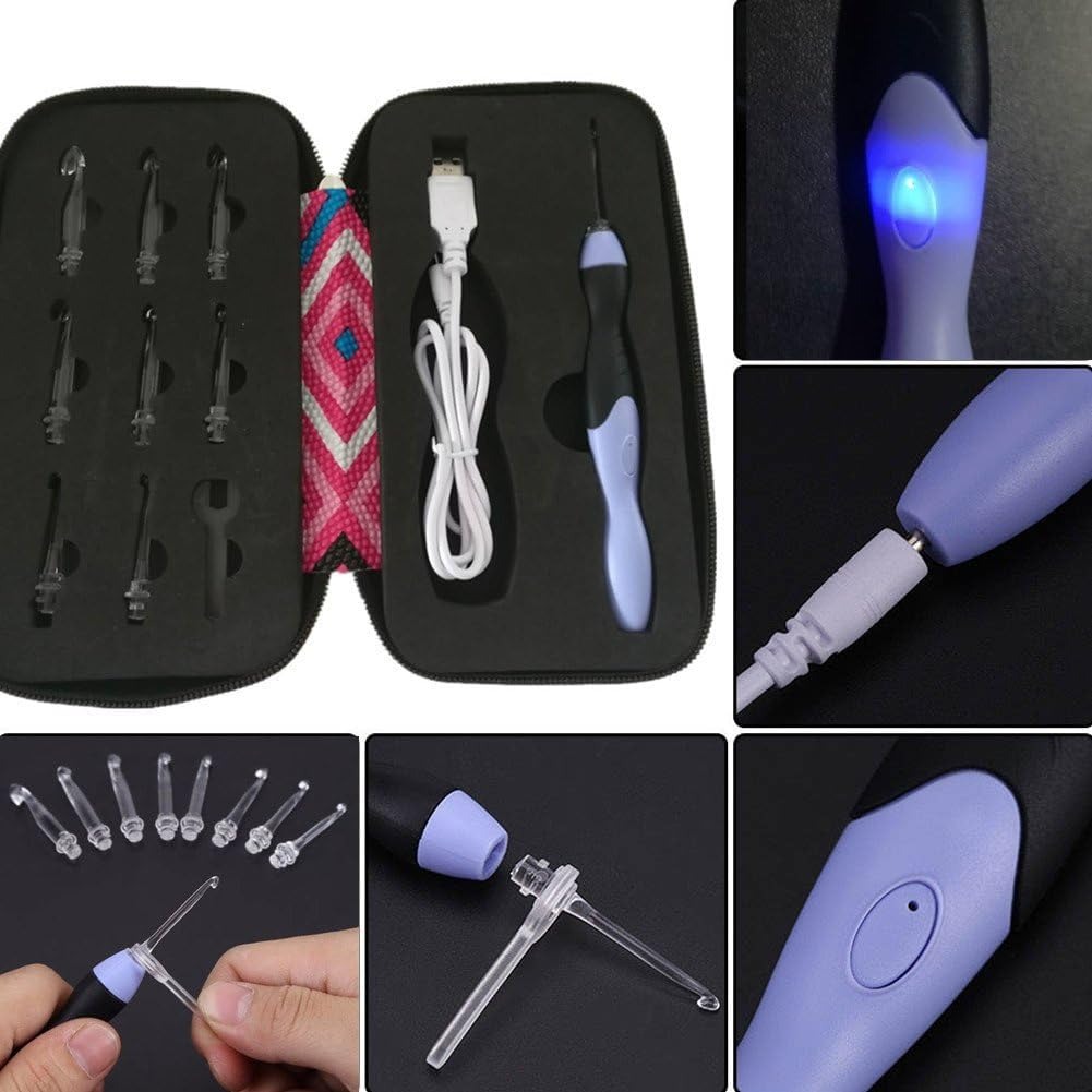 High-qualit  portable 9-In-1 L - Crochet Hook Set recensie en prijs