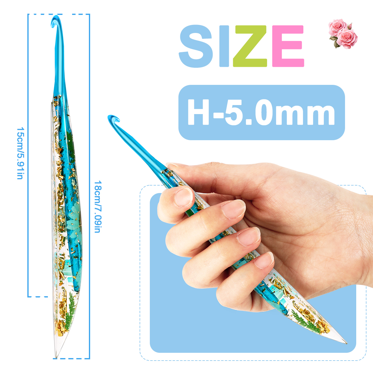 9Pcs/1Pc Hot Selling Epoxy Res - Crochet Hook Set recensie en prijs