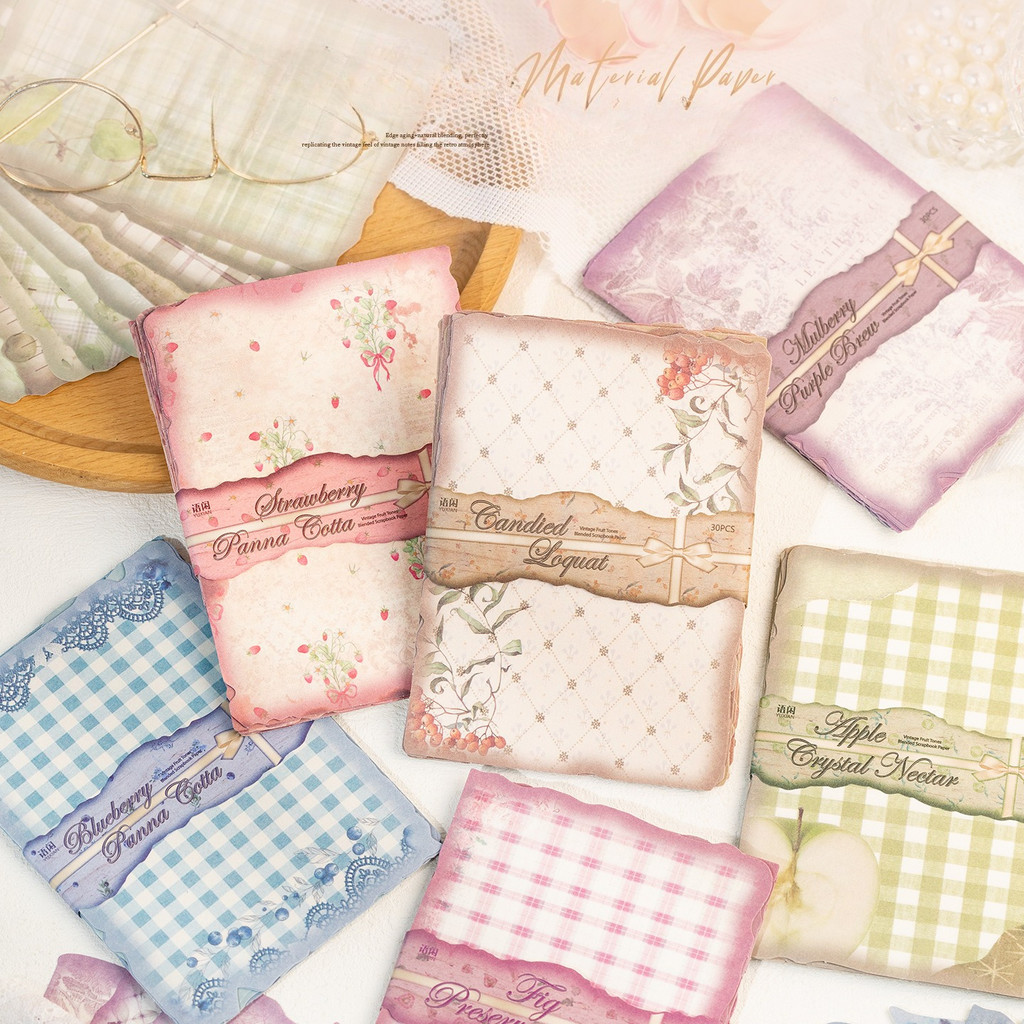 30sheets Vintage Scrapbook Pap - Art Craft Journal recensie en prijs