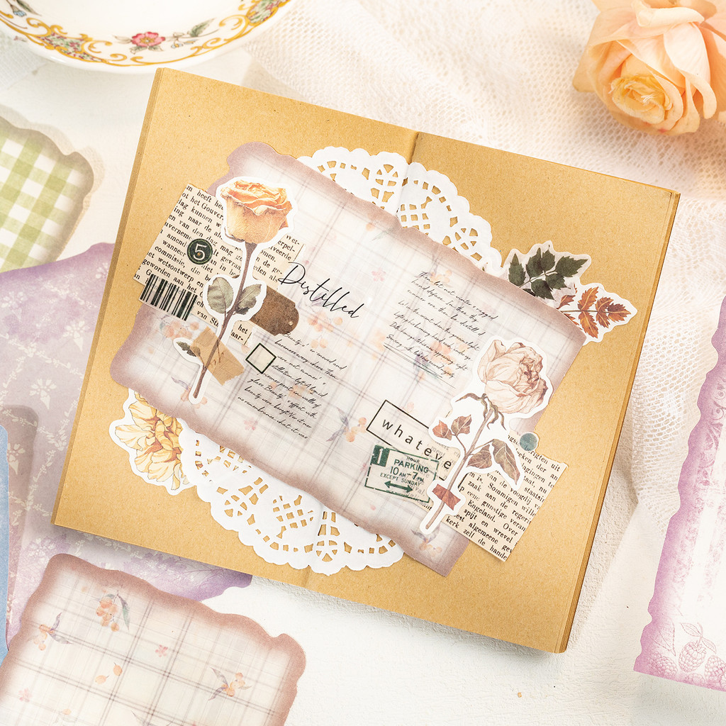 30sheets Vintage Scrapbook Pap - Art Craft Journal recensie en prijs