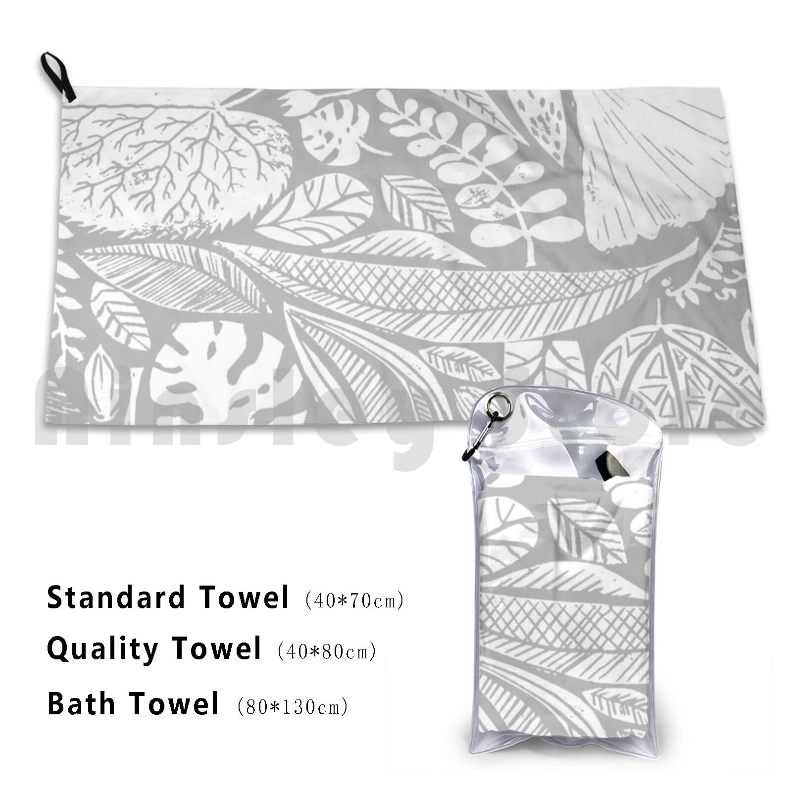 Modern Nature Custom Towel Bat - Lino Printing Block recensie en prijs