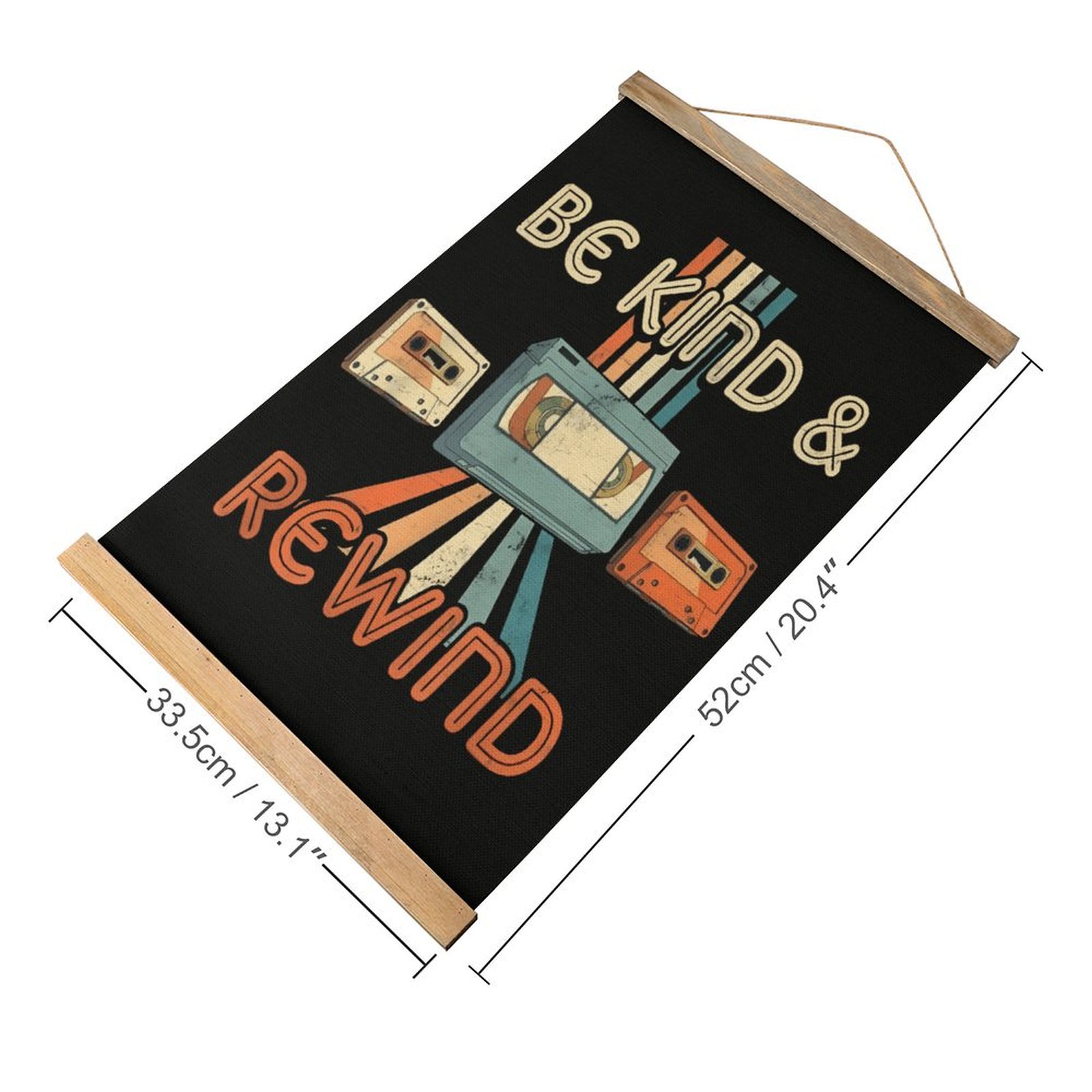 Be Kind Rewind Tape Art Linen  - Art Craft Restaurant recensie en prijs