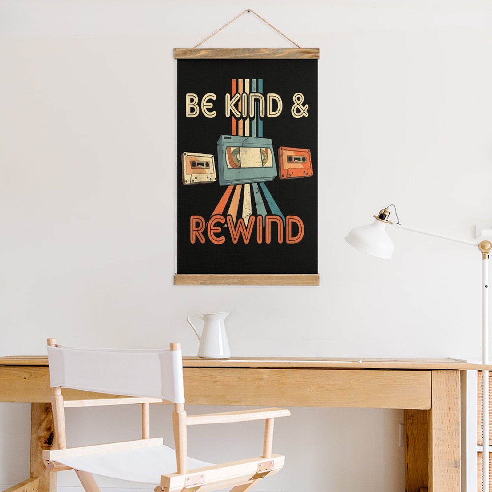 Be Kind Rewind Tape Art Linen  - Art Craft Restaurant recensie en prijs