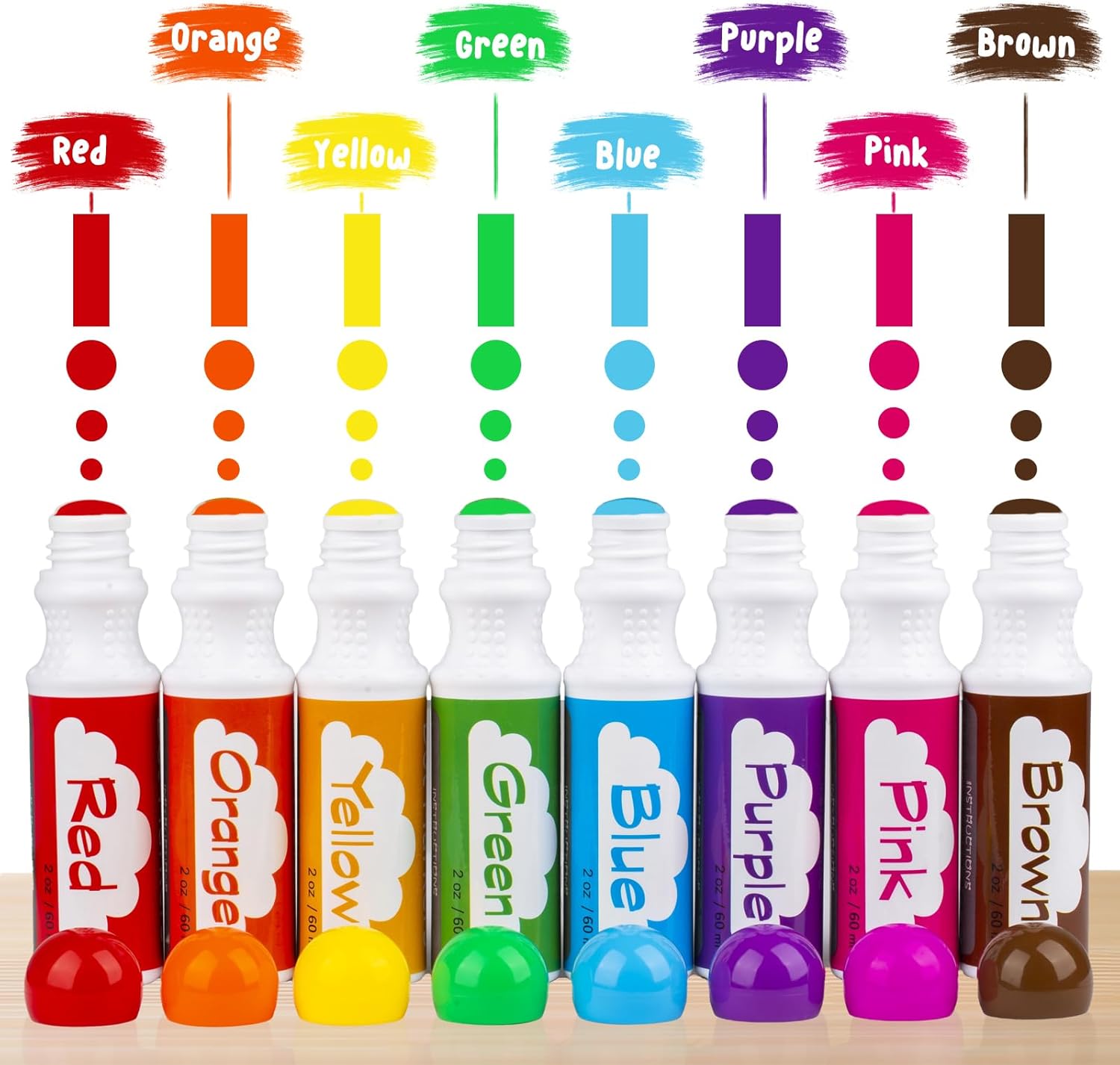 Dot Markers for Toddlers 8 Col - Art Craft Activities For Preschoolers recensie en prijs