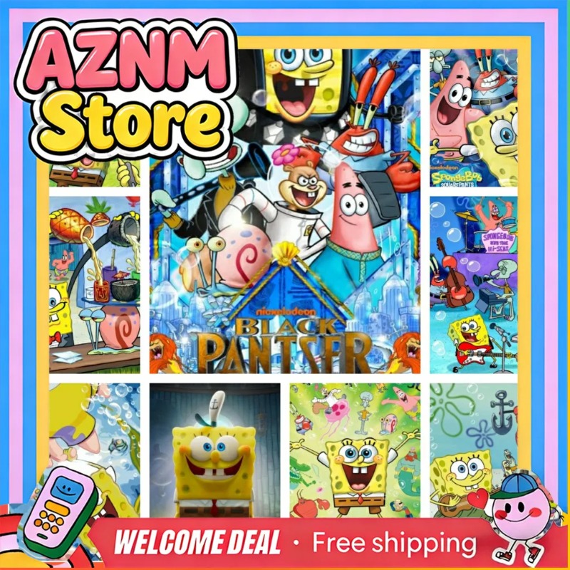 1pc SpongeBob SquarePants Cart - Diamond Painting Kit recensie en prijs