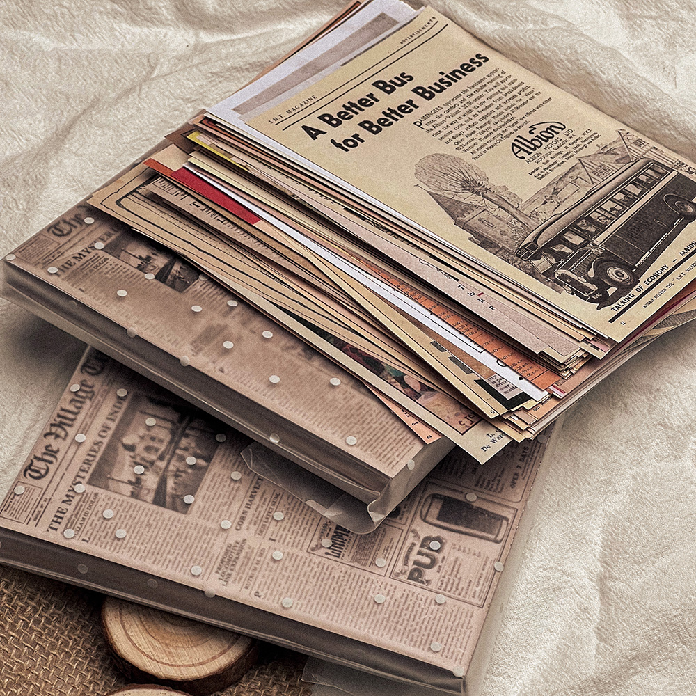 118Pcs Vintage Old Newspaper C - Art Craft Journal recensie en prijs