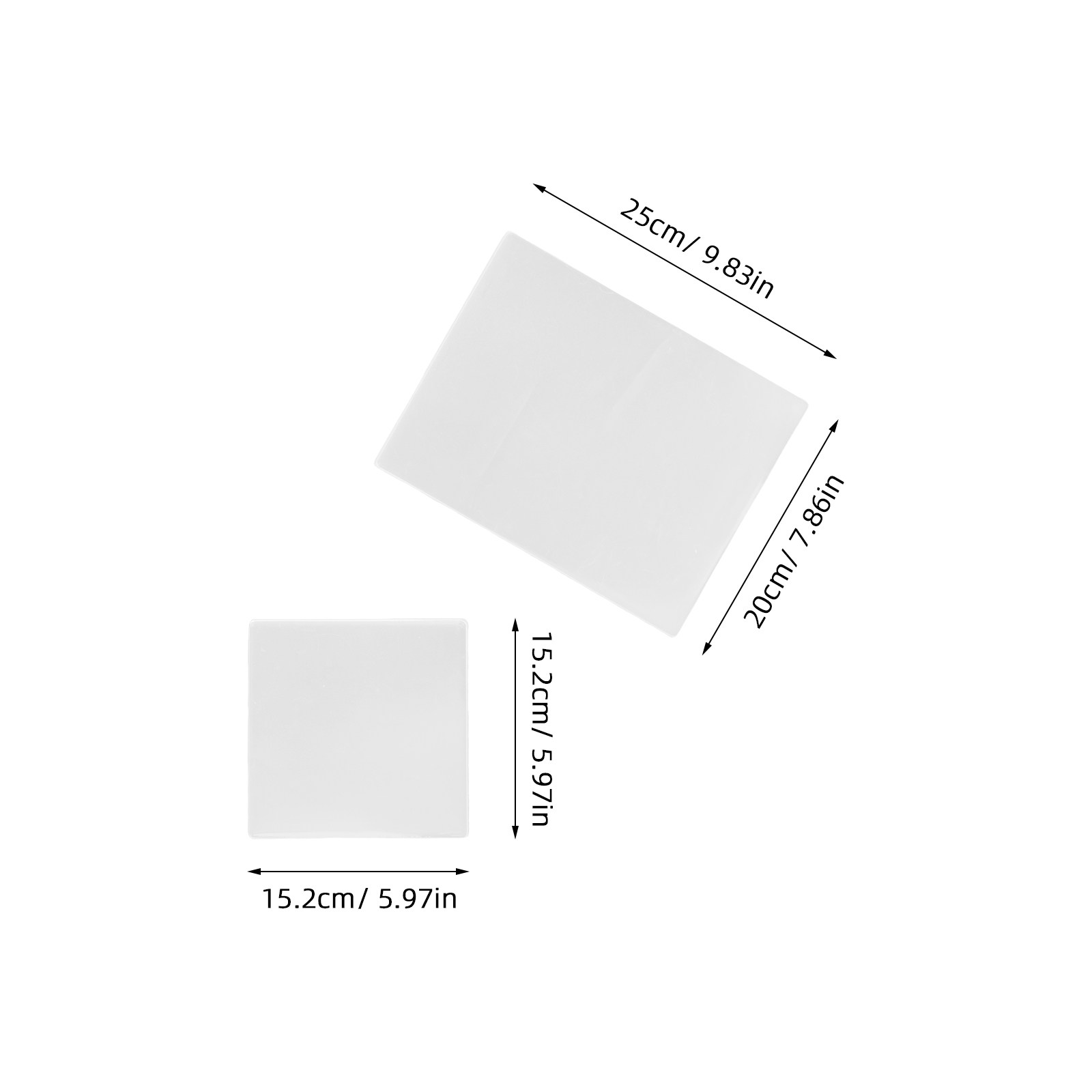 2Pcs Gel Printing Plates Set T - Art Craft Journal recensie en prijs
