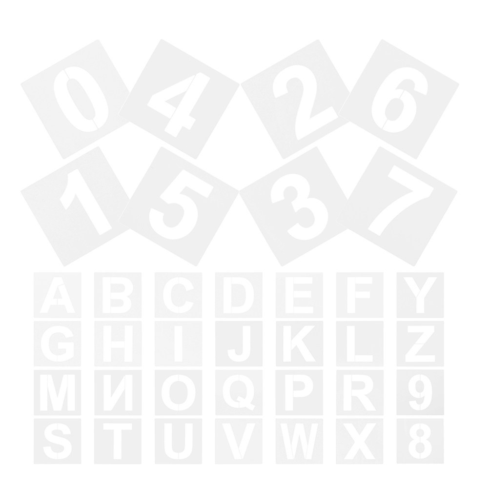 72Pcs Plastic Alphabet Number  - Art And Craft Numbers recensie en prijs