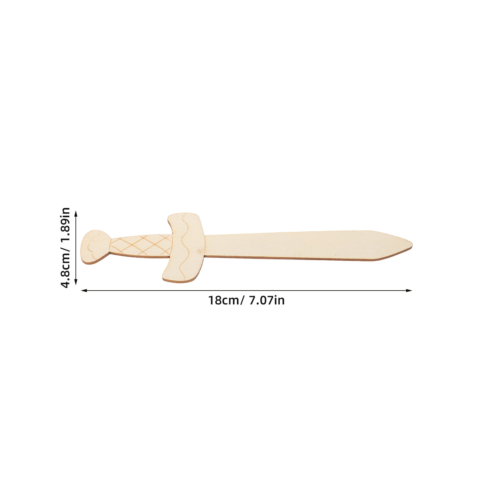 20Pcs Small Wooden Swords for  - Art Craft Project recensie en prijs