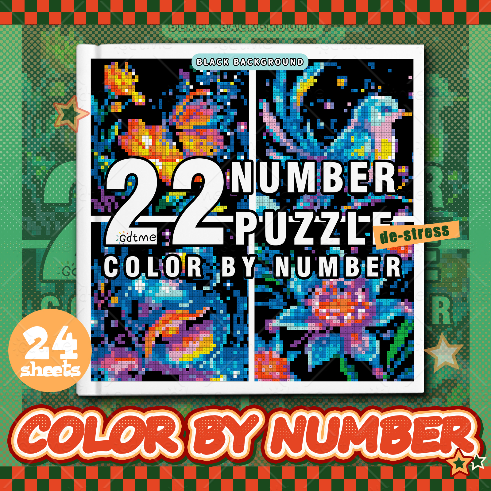 1pc NUMBER PUZZLE COLOR BY NUM - Art And Craft Numbers recensie en prijs
