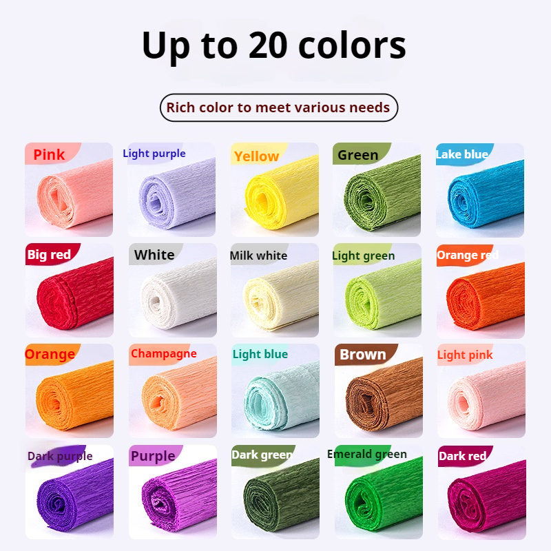 1Roll Crepe Paper 50x250cm Col - Art Craft Items recensie en prijs