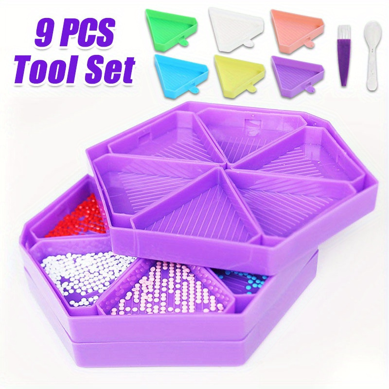 9PCS New Diamond Painting Tray - Diamond Painting Kit recensie en prijs