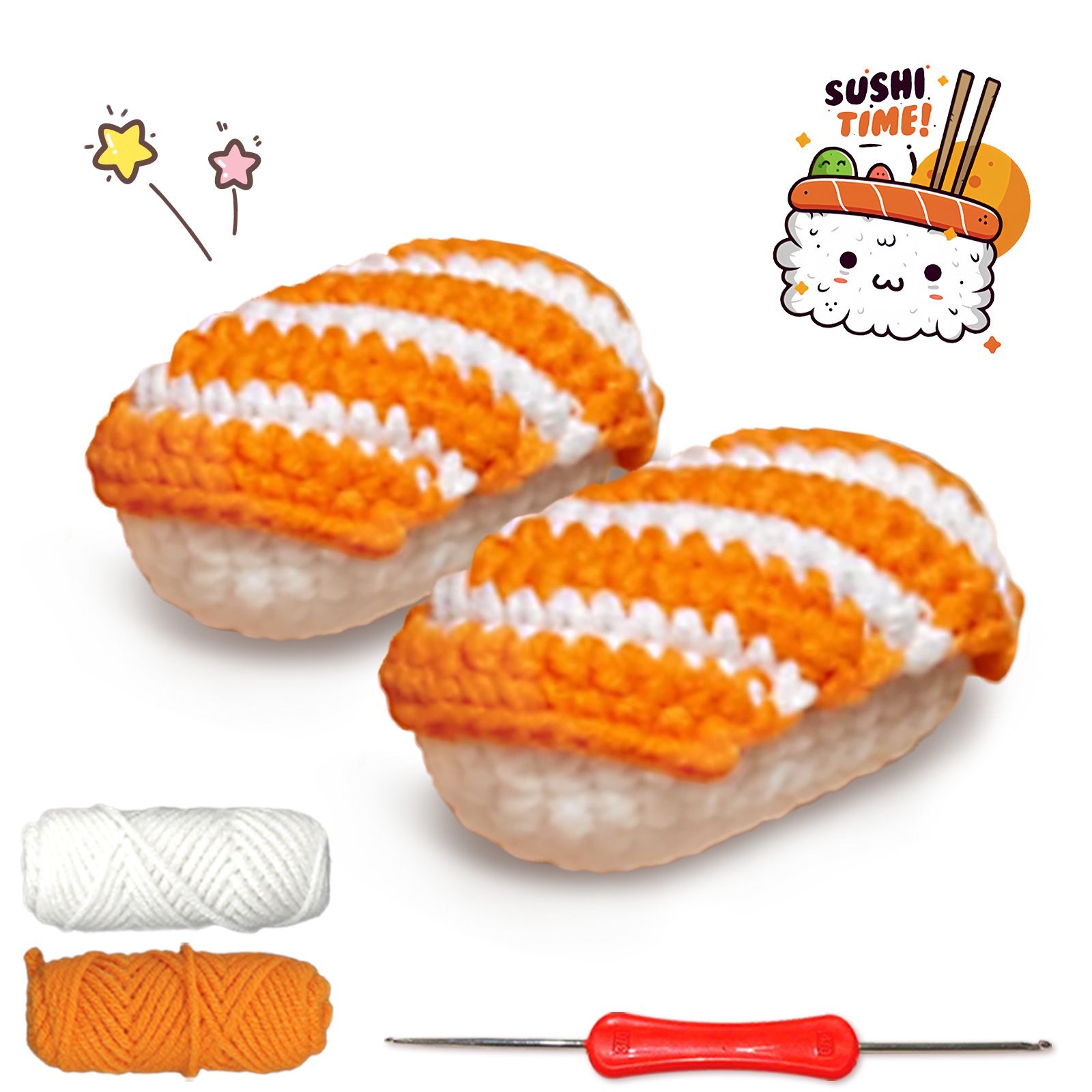 YAMAXIN 2PC Sushi-Themed Croch - Art Craft Project recensie en prijs