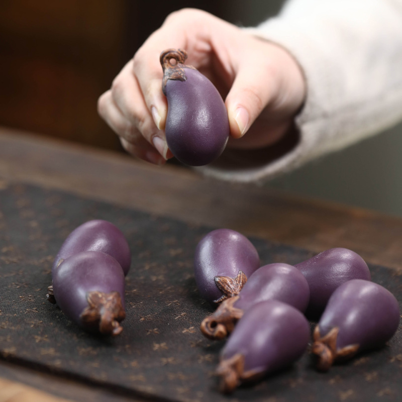 Purple Sand Eggplant Tea Pet H - Art Craft Vegetables recensie en prijs