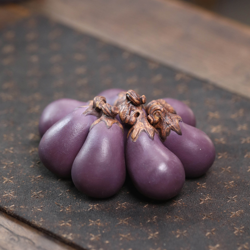 Purple Sand Eggplant Tea Pet H - Art Craft Vegetables recensie en prijs