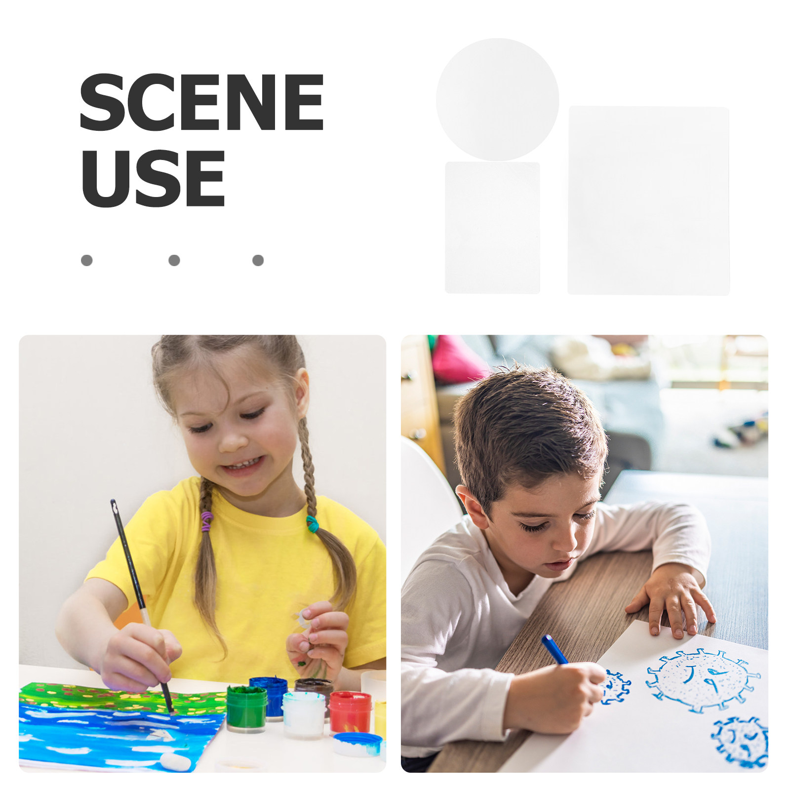 3Pcs Transparent Gel Plate for - Art Craft Journal recensie en prijs