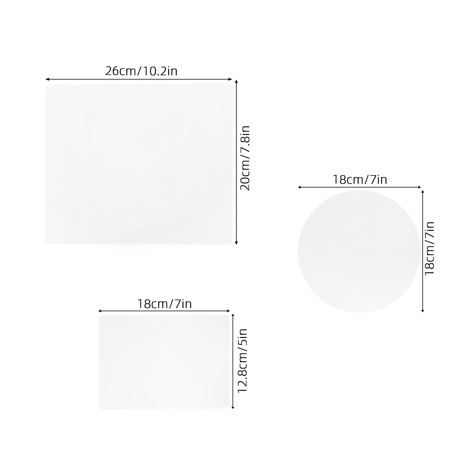 3Pcs Transparent Gel Plate for - Art Craft Journal recensie en prijs