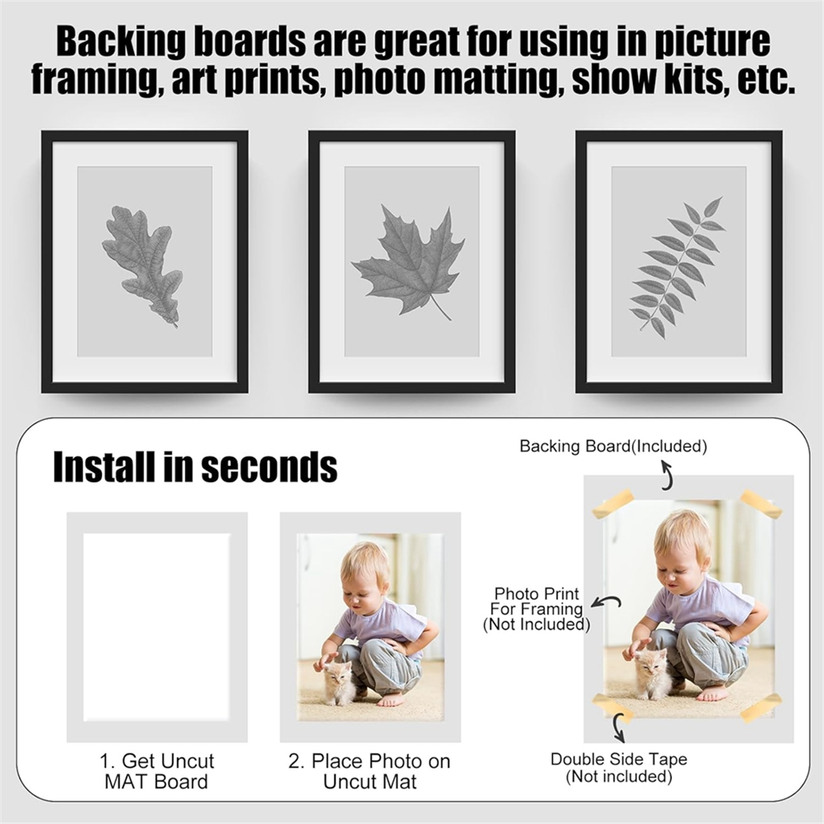 ABNJ 50 Pack Foam Boards 1/8 I - Art Craft Project recensie en prijs