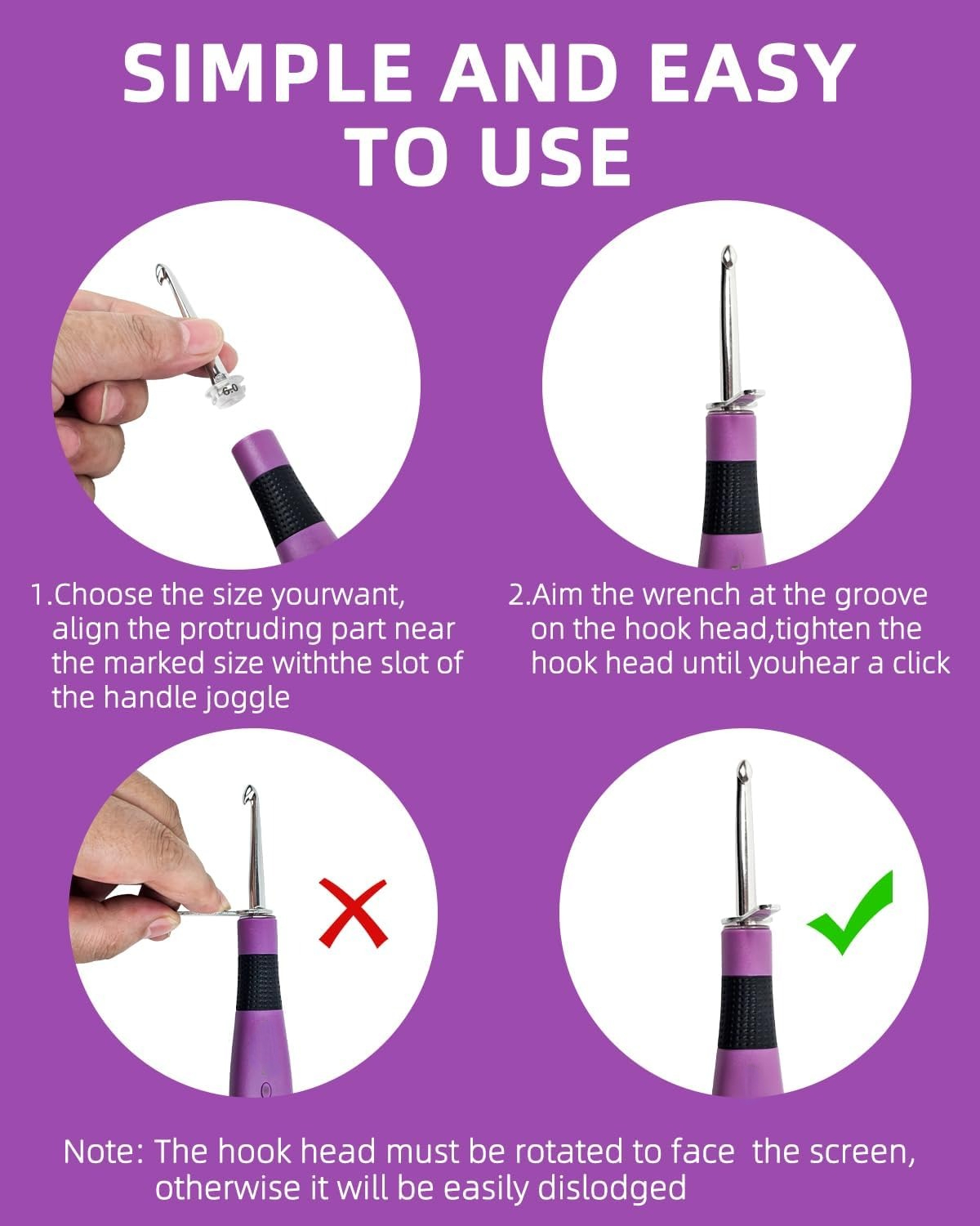 24 Sizes Crochet Hook Set with - Crochet Hook Set recensie en prijs