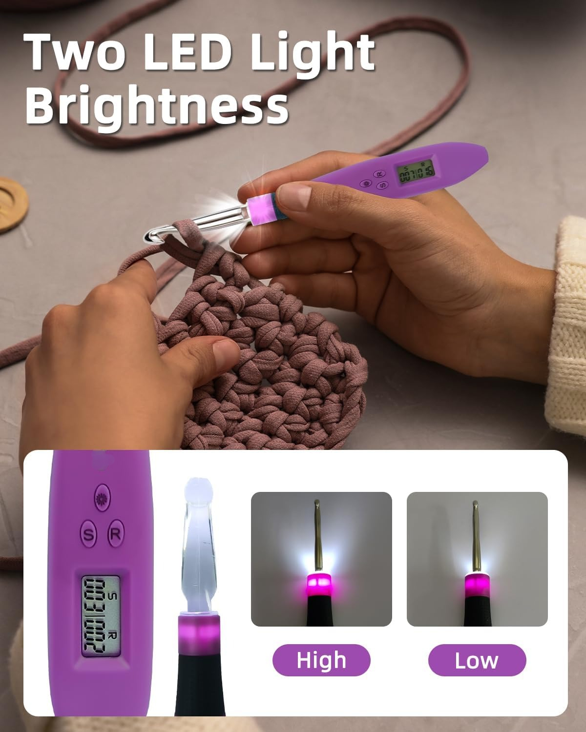 24 Sizes Crochet Hook Set with - Crochet Hook Set recensie en prijs