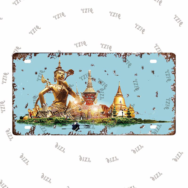 6x12imch Vintage Thailand Trav - Art Craft Restaurant recensie en prijs