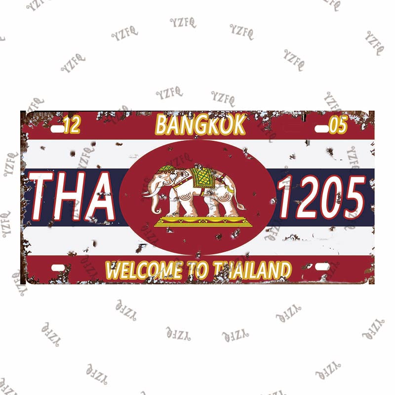 6x12imch Vintage Thailand Trav - Art Craft Restaurant recensie en prijs