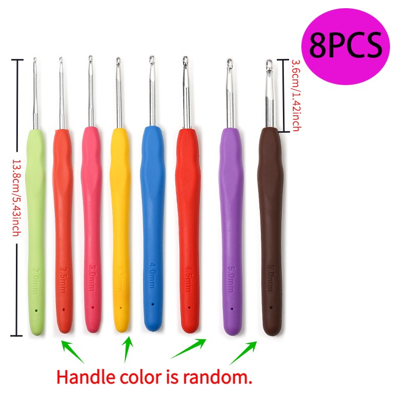 8-Piece Crochet Hook Set, Tota - Crochet Hook Set recensie en prijs